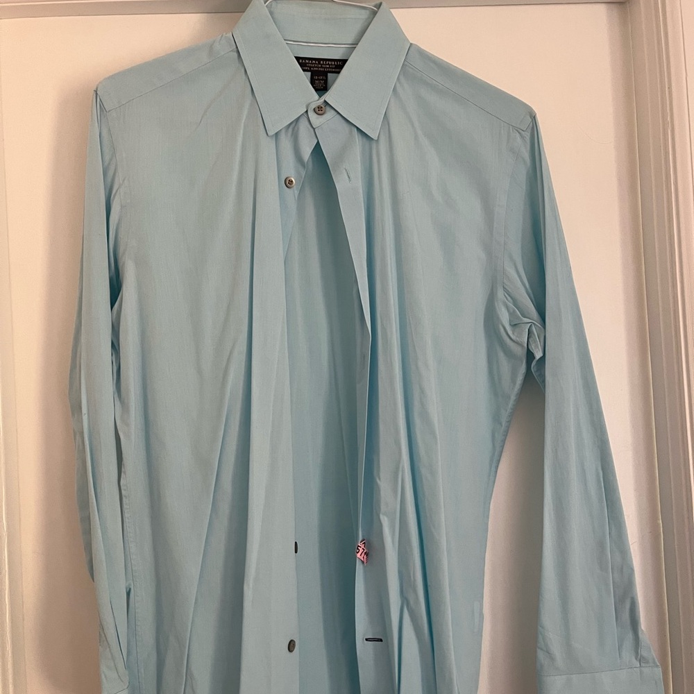 Banana Republic Sky Blue Dress Shirt